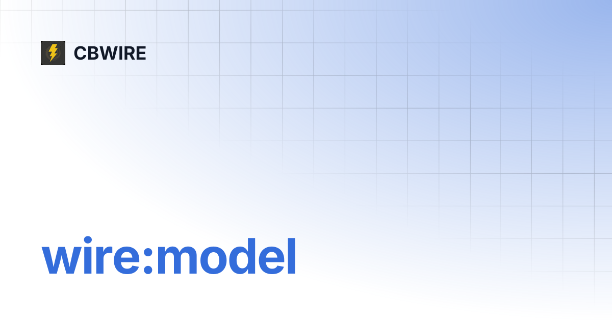wire:model | CBWIRE